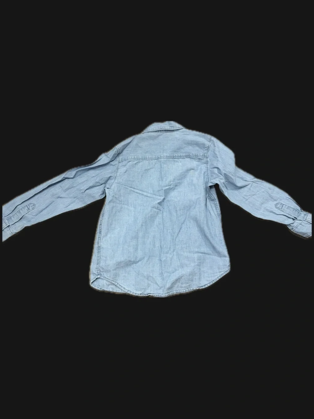H&M Light Blue Denim Button-Down Shirt for Kids